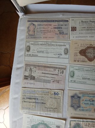 Lotto 14 Mini Assegni Vari Istituti Bancari 1976