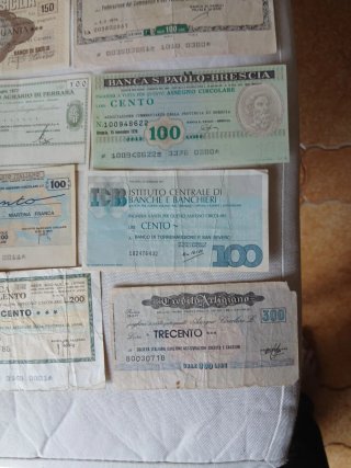 Lotto 14 Mini Assegni Vari Istituti Bancari 1976