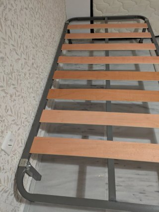 Somier metálico lamas madera 90x190 NUEVO