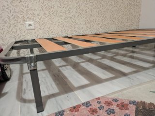 Somier metálico lamas madera 90x190 NUEVO