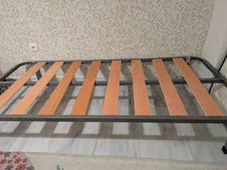 Somier metálico lamas madera 90x190 NUEVO