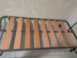 Somier metálico lamas madera 90x190 NUEVO