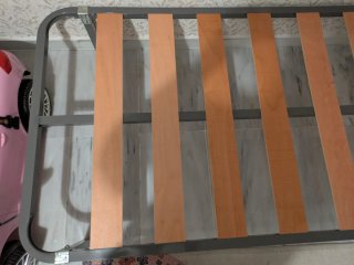 Somier metálico lamas madera 90x190 NUEVO