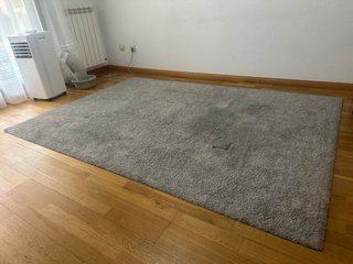 Alfombra de salón gris