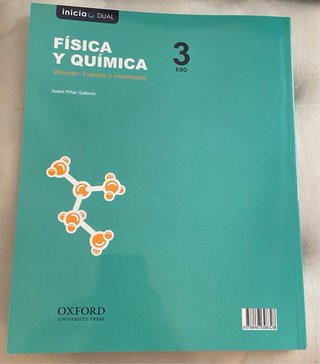 Pack 3 Libros Física y química, 3 ESO.