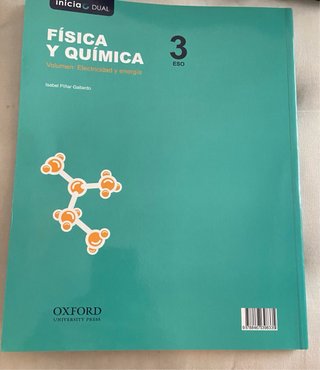 Pack 3 Libros Física y química, 3 ESO.