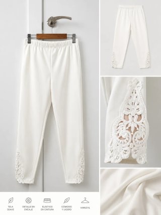Conjunto femenino 2 piezas encaje
