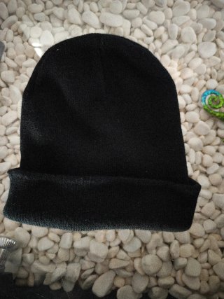 Gorro de lana negro