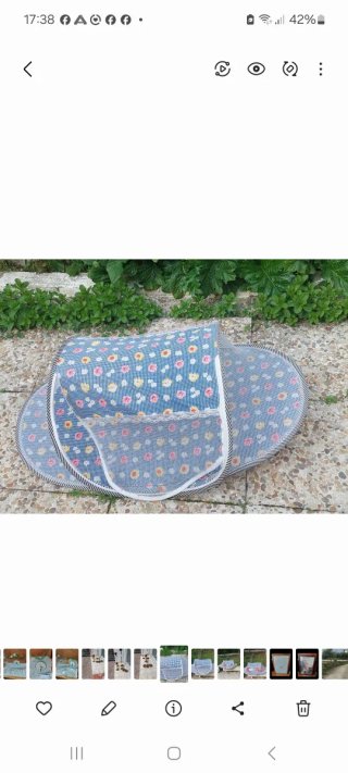 Mosquitera infantil como cuna