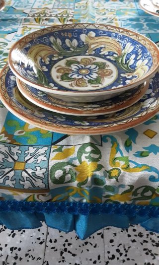 Servizio piatti ceramica 18 pezzi