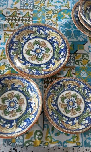 Servizio piatti ceramica 18 pezzi