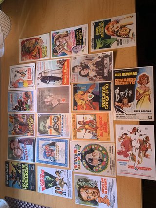 Programas de mano cine - Lote películas
