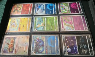 Lote 9 Cartas Pokémon Eevee Evoluciones Chino.