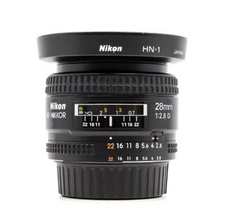 Objetivo Nikon AF Nikkor 28mm 1:2.8 D