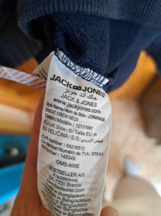Jersey Jack & Jones Azul Talla M