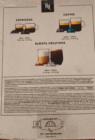 Cafetera Nespresso Vertuo Pop Negra