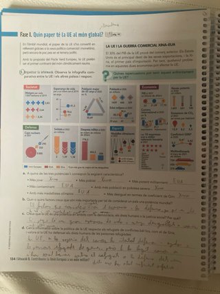 GEOGRAFIA I HISTORIA 3ESO libro de ejercicios cat.