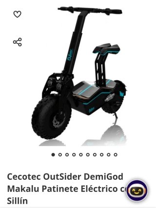 Patinete Eléctrico con Asiento