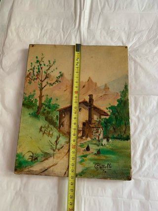 Quadro paesaggio montano Mattiello 56