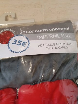 Saco carro bebé universal impermeable de Liliposas