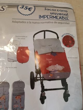 Saco carro bebé universal impermeable de Liliposas