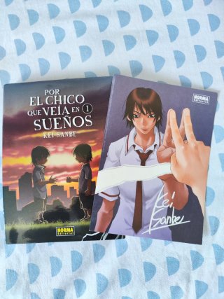 Por el chico que veia en sueños mangas 1-3 +postal