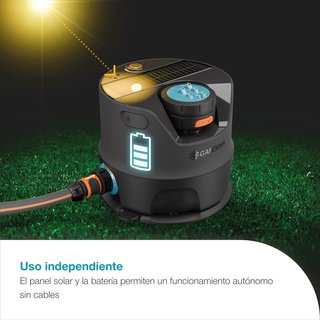 Gardena AquaPrecise sistema riego solar jardín