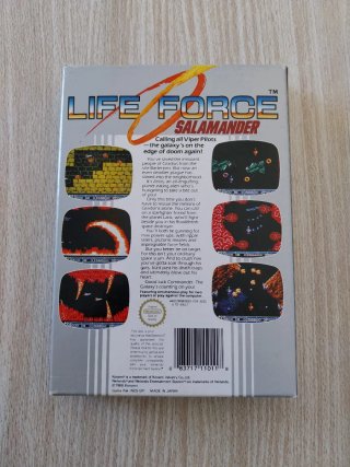 LIFE FORCE SALAMANDER PAL ESPAÑA NINTENDO NES