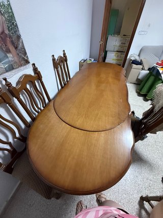 Mesa de comedor madera rústica