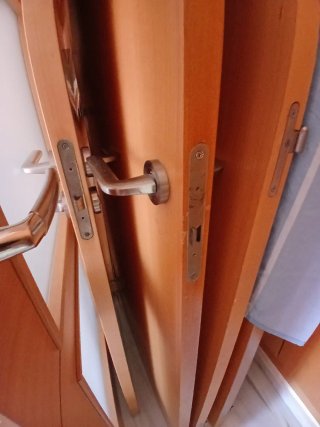 Lote de 5 puertas de paso madera