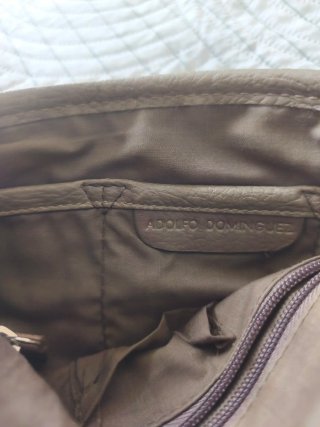 Bolso Adolfo Domínguez Marrón y Gris
