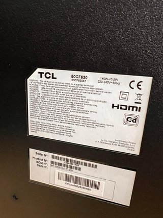 TV TCL 50 QLED 4K Fire TV HDR Dolby Vision