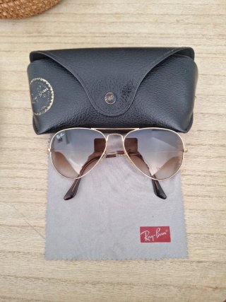 Gafas de sol Ray-Ban Aviator Dorado Marrón