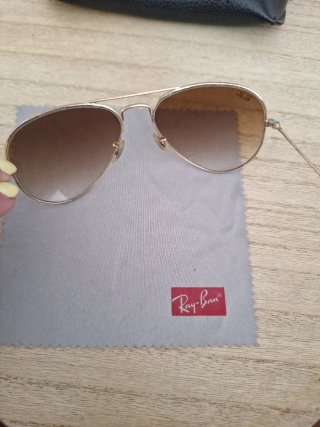 Gafas de sol Ray-Ban Aviator Dorado Marrón