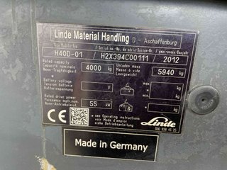 Carretilla Elevadora Diesel Linde H40D