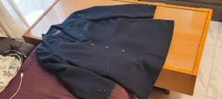 Traje de chaqueta y falda beige