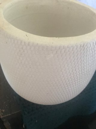 Cubre macetas blanco ce ceramica