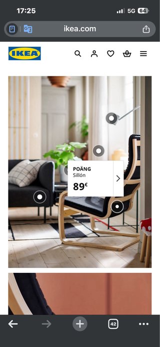 Sillón Ikea poang