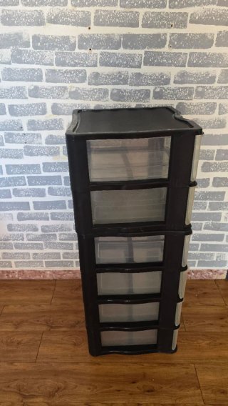 Cajoneras de plástico transparentes