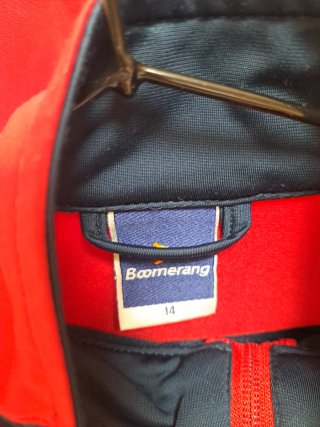 Chaqueta Boomerang Roja y Negra