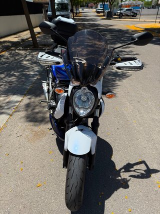 Suzuki SV650 Naked Azul/Blanco