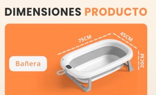 Bañera Bebé Plegable