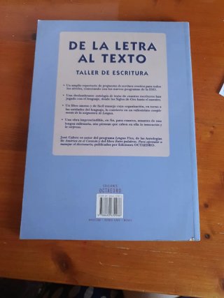 De la Letra Al Texto Taller de Escritura