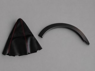 Fuelle y aletín de coche negro