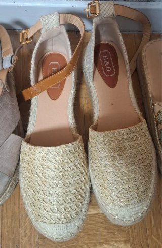 Lote 4 pares zapatos verano mujer
