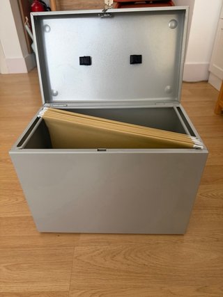 Caja archivador documentos con llave