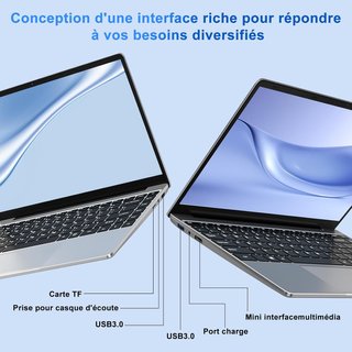NOTODD portátil 14" 6GB RAM 128GB SSD