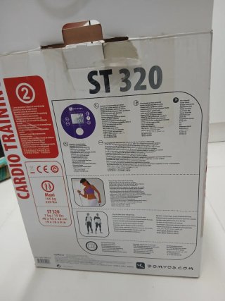 Mini stepper Decathlon con gomme viola