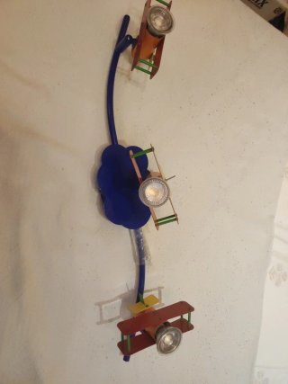 Lámpara de techo infantil avión