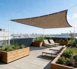 Toldo Vela Malla Sombra Rectangular 3X4